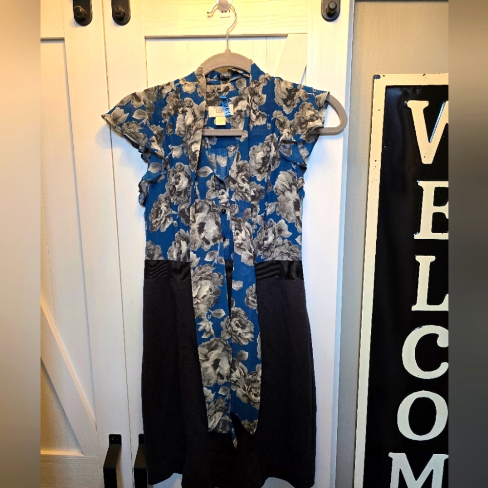 Ann Taylor Petite Floral Top Sheath Dress